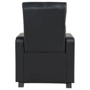 Toohey Upholstered Tufted Recliner Living Room Set Black - 600181-S4A