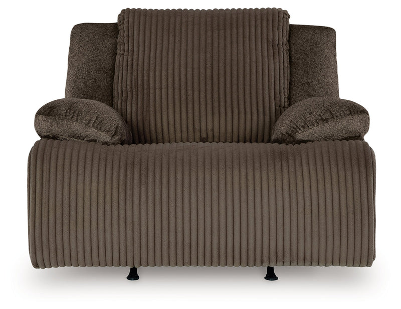 Top Tier Chocolate 5-Piece Sectional with Recliner from Ashley - Luna Furniture
