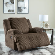 Top Tier 5 - Piece Sectional with Recliner in Chocolate - Gate FurnitureSectional