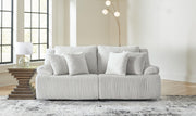 Top Tier Alloy 2-Piece Reclining Sectional Loveseat - 92706S9
