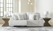 Top Tier Alloy 2-Piece Reclining Sectional Loveseat - 92706S9
