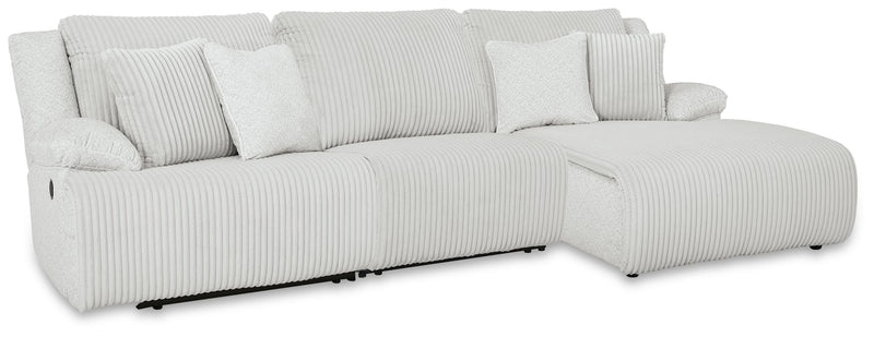 Top Tier Alloy 3-Piece Reclining Sectional Chofa - 92706S10