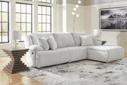 Top Tier Alloy 3-Piece Reclining Sectional Sofa Chaise - 92706S6