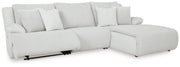 Top Tier Alloy 3-Piece Reclining Sectional Sofa Chaise - 92706S6