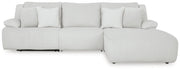 Top Tier Alloy 3-Piece Reclining Sectional Sofa Chaise - 92706S6