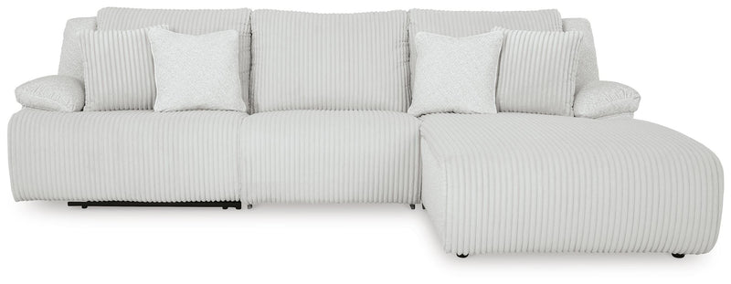 Top Tier Alloy 3-Piece Reclining Sectional Sofa Chaise - 92706S6