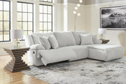 Top Tier Alloy 3-Piece Reclining Sectional Sofa Chaise - 92706S6