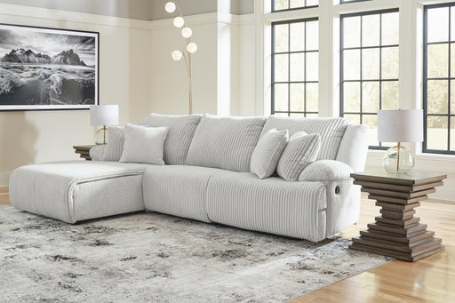 Top Tier Alloy 3-Piece Reclining Sectional Sofa Chaise - 92706S7