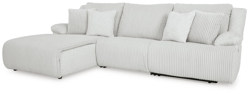 Top Tier Alloy 3-Piece Reclining Sectional Sofa Chaise - 92706S7
