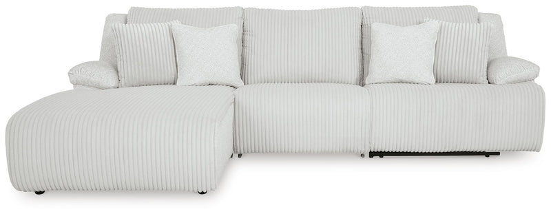Top Tier Alloy 3-Piece Reclining Sectional Sofa Chaise - 92706S7