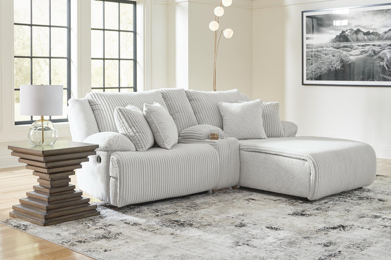 Top Tier Alloy 3-Piece Reclining Sectional Sofa with Chaise - 92706S4