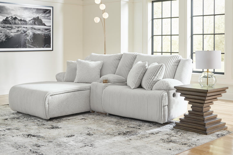 Top Tier Alloy 3-Piece Reclining Sectional Sofa with Chaise - 92706S5