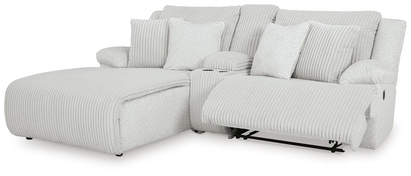 Top Tier Alloy 3-Piece Reclining Sectional Sofa with Chaise - 92706S5