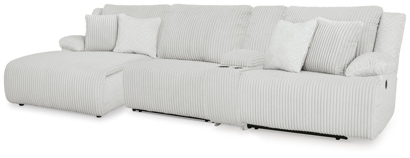 Top Tier Alloy 4-Piece Reclining Sectional with Chaise - 92706S12