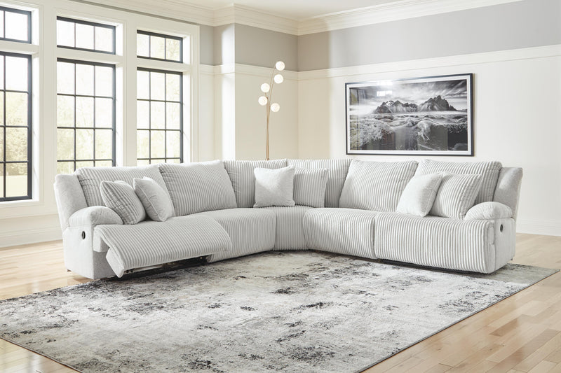 Top Tier Alloy 5-Piece Reclining Sectional - 92706S3