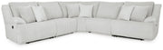Top Tier Alloy 5-Piece Reclining Sectional - 92706S3