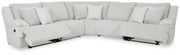 Top Tier Alloy 5-Piece Reclining Sectional - 92706S3