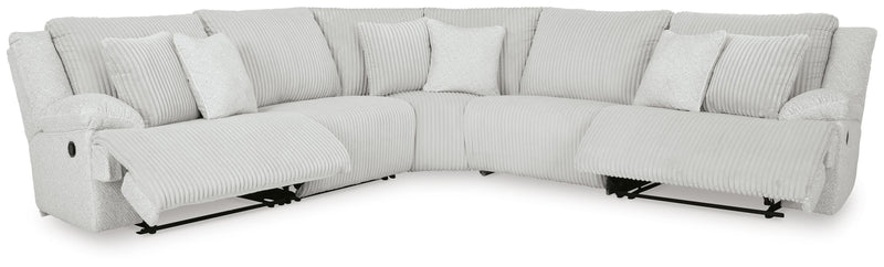 Top Tier Alloy 5-Piece Reclining Sectional - 92706S3
