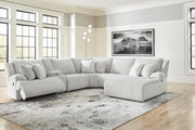 Top Tier Alloy 6-Piece Reclining Sectional with Chaise - 92706S1
