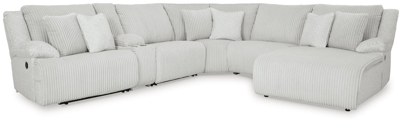 Top Tier Alloy 6-Piece Reclining Sectional with Chaise - 92706S1