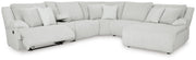 Top Tier Alloy 6-Piece Reclining Sectional with Chaise - 92706S1