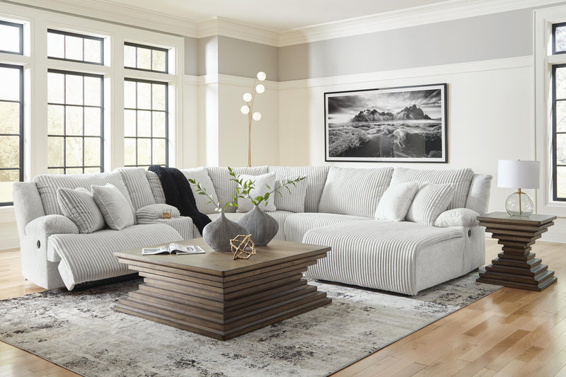 Top Tier Alloy 6-Piece Reclining Sectional with Chaise - 92706S1