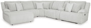 Top Tier Alloy 6-Piece Reclining Sectional with Chaise - 92706S2