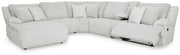 Top Tier Alloy 6-Piece Reclining Sectional with Chaise - 92706S2