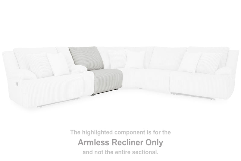 Top Tier Alloy Armless Recliner - 9270619