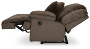 Top Tier Chocolate 3-Piece Reclining Sofa Chaise Sectional - 92705S11