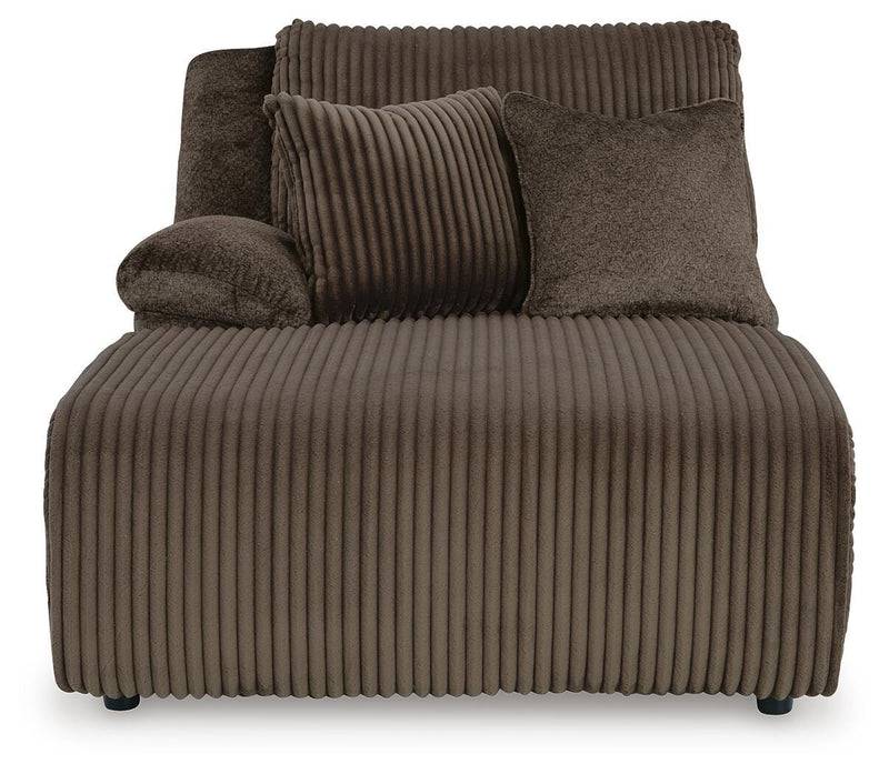Top Tier Chocolate 4-Piece Reclining Sectional with Chaise - 92705S12
