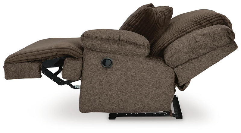 Top Tier Chocolate 4-Piece Reclining Sectional with Chaise - 92705S12