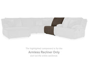 Top Tier Chocolate Armless Recliner - 9270519