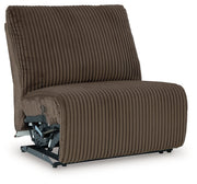 Top Tier Chocolate Armless Recliner - 9270519