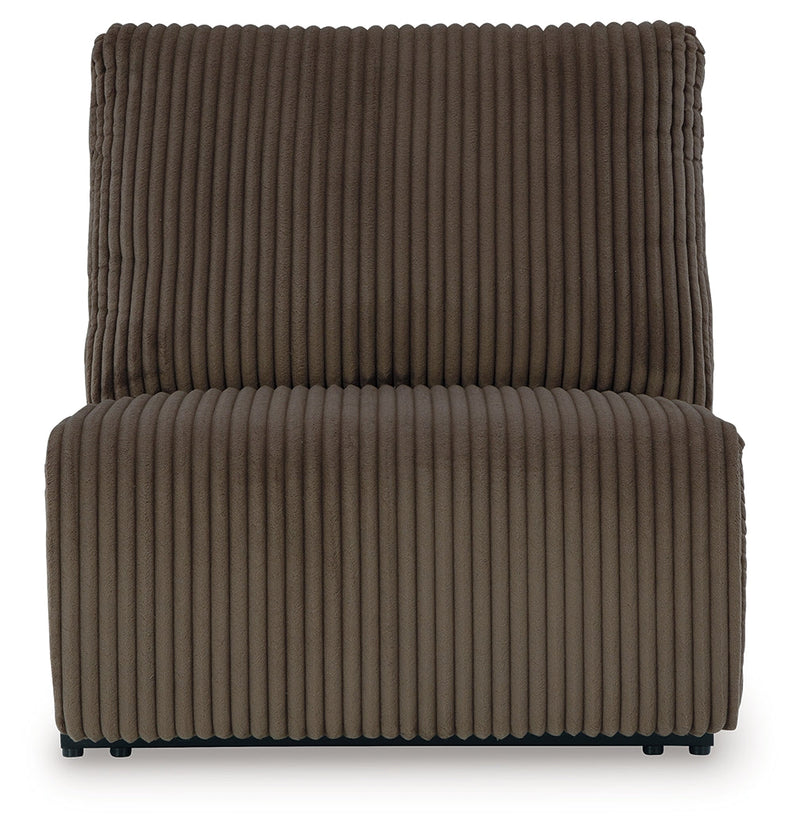 Top Tier Chocolate Armless Recliner - 9270519