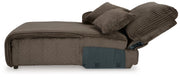 Top Tier Chocolate Left-Arm Facing Press Back Chaise - 9270505