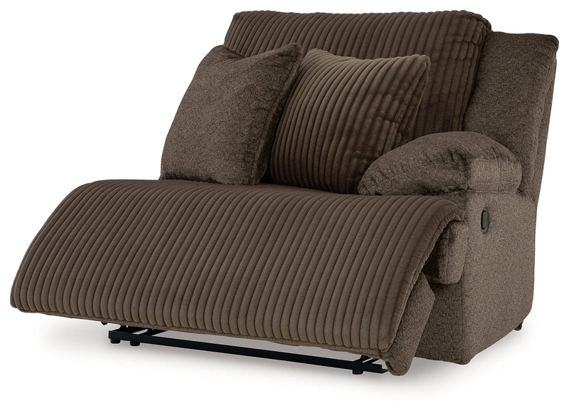 Top Tier Chocolate Right-Arm Facing Recliner - 9270541
