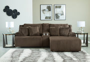 Top Tier Sofa and Recliner in Chocolate - Gate Furniture_Preset