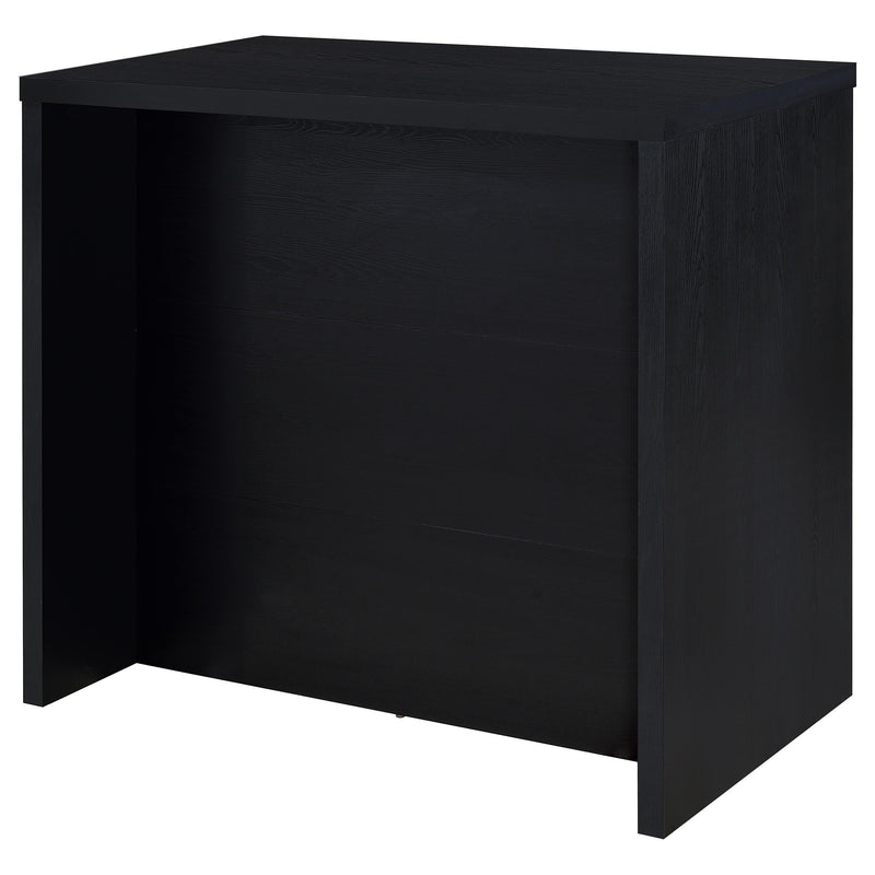 Topanga Engineered Wood Freestanding Home Bar Black - 182784