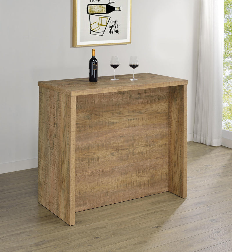 Topanga Engineered Wood Freestanding Home Bar Mango - 182785