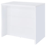 Topanga Engineered Wood Freestanding Home Bar White - 182786