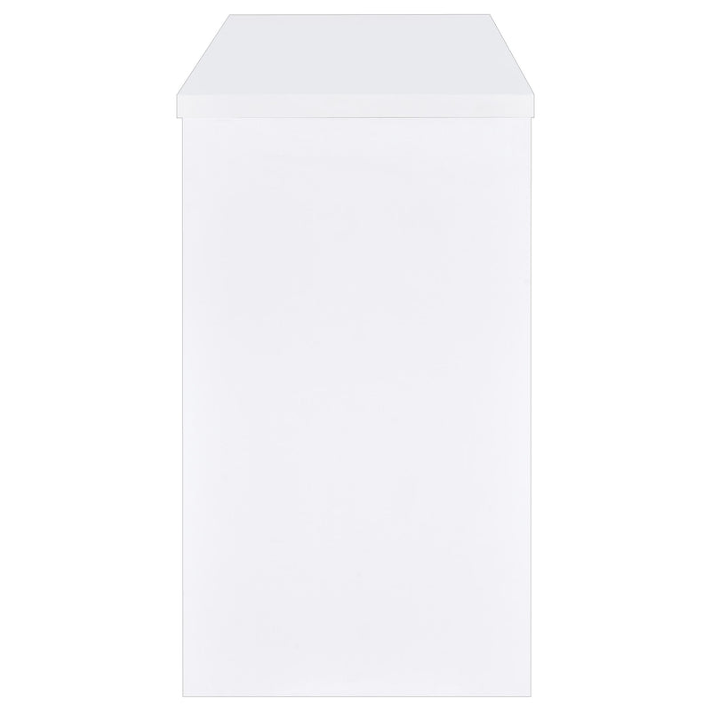 Topanga Engineered Wood Freestanding Home Bar White - 182786
