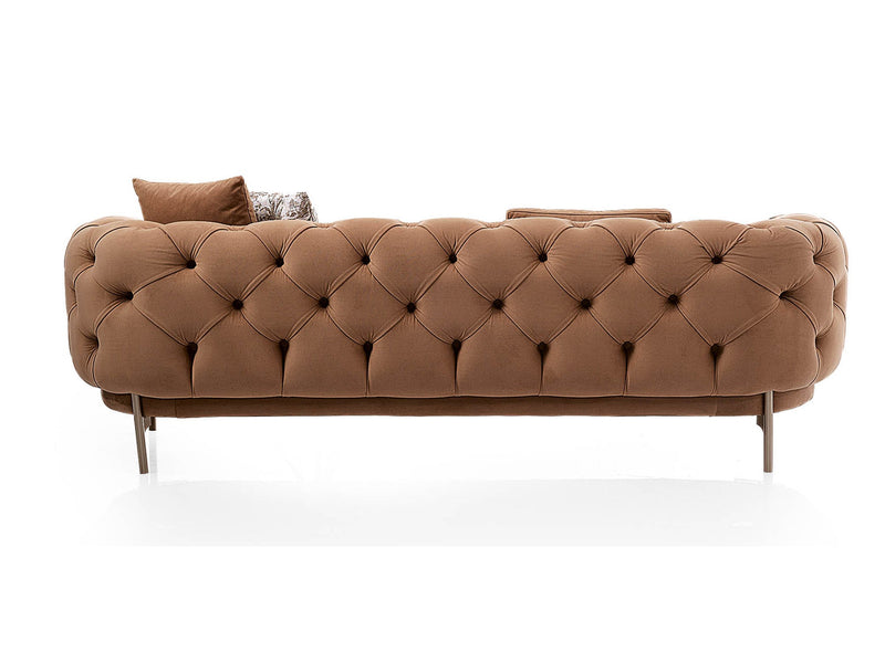 Tori 4-pieces (4 Seat Sofa & 3 Seat Sofa & 2 Chair) Livingroom in Brown - 200-ELI-TOR-T-885-ELİT DSN-113-4311