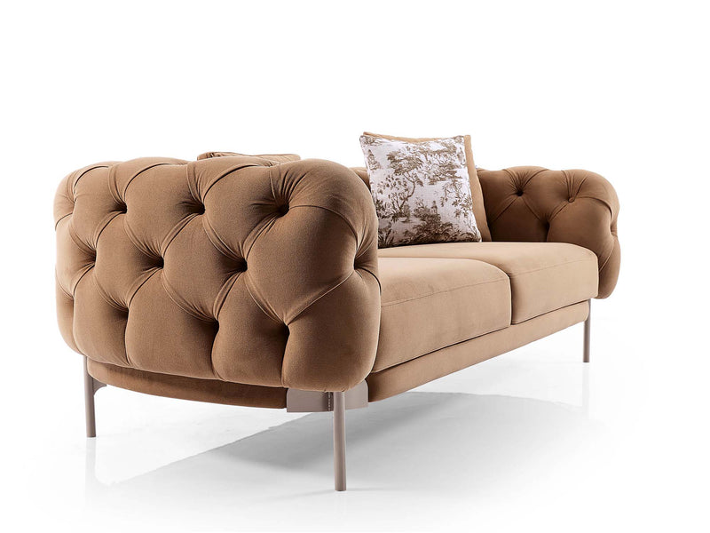 Tori Stationary 4 Seat Sofa in Cream - 200-ELI-TOR-VRTX-54-4