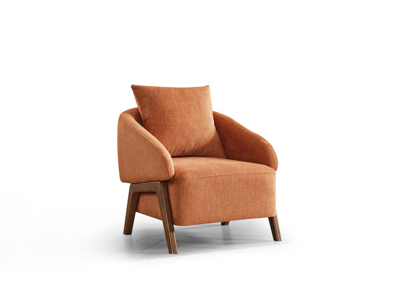 Torino 3-pieces (Relax Sofa & Relax Loveseat & Chair) Livingroom in Grey - Brick - 200-ELIF-TOR-A244-3R2R1