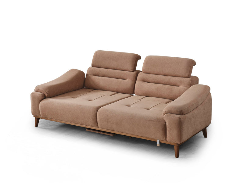 Torino 3-pieces (Relax Sofa & Relax Loveseat & Chair) Livingroom in Grey - Brick - 200-ELIF-TOR-A244-3R2R1