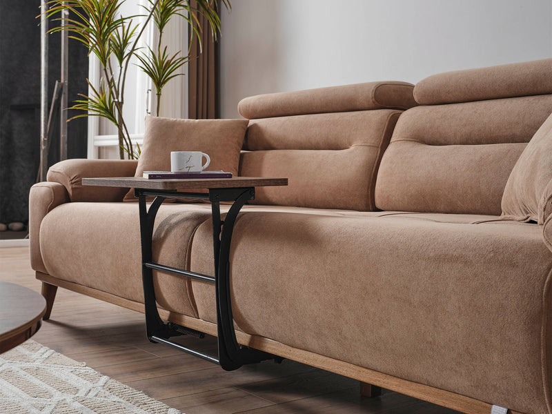 Torino 3-pieces (Relax Sofa & Relax Loveseat & Chair) Livingroom in Grey - Brick - 200-ELIF-TOR-A244-3R2R1