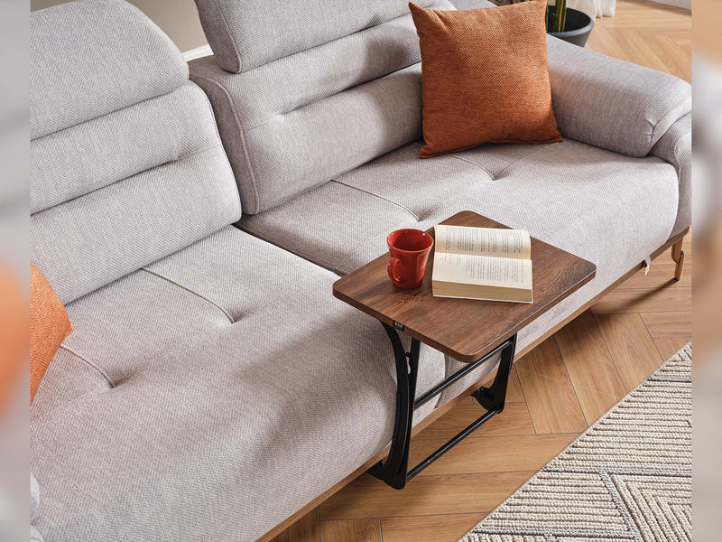 Torino 3-pieces (Relax Sofa & Relax Loveseat & Chair) Livingroom in Grey - Brick - 200-ELIF-TOR-A244-3R2R1