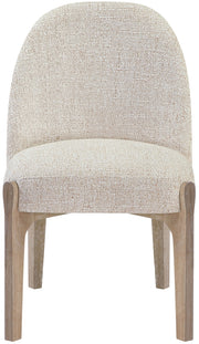 Torino Fabric Upholstered Dining Chair in Beige, Set of 2 - 88001Beige-C