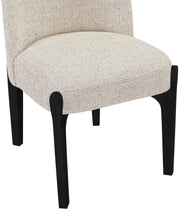 Torino Fabric Upholstered Dining Chair in Beige, Set of 2 - 88003Beige-C